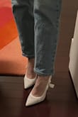 I was obsessed with these shoes from the minute I saw them and they were just as perfect in person. I've only worn them a few times around the house to start breaking them in, but they're pretty comfortable for a Steve Madden heel and look even better! I'm giving 4 stars because they're still a heel and 8hrs in any shoe will get you at some point. - Armelle K.