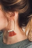 Just as pictured. Light weight so they don't hurt my earring when I wear them for several hours! Love the Auburn color too. - Madalyn V.