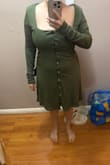 You'd think the neckline would be as pictured but it actually goes all the way to my armpits. I used the size guide with my measurements and it's huge on me. Extremely unflattering. I got this on final sale too so I'm SOL. Never buying from Lulus again. - Noor A.