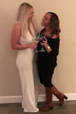This was SO fun for our engagement party. The legs on the jumpsuit are very wide leg (which I loved) but they were also very long! I am 5'8 and had 3 inch heals on and the jumpsuit still touched the ground. My fiance friends told me I was channeling the 70's but told me I was doing it well. I did have to stand up very straight the entire night and had to wear a sticky bra but all in all, really loved it. Trying to figure out if I can wear it again! - Kathleen M.