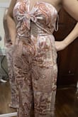 I am usually an XS but gained some weight (now 120 lbs 5 2") so it fits a little tight although I can still pull it off, but it will fit perfectly when I lose the extra weight. I just love the fabric that is sooo soft and the design! - Lamiae S.