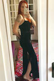 I was a bit worried about the dress, but it fits perfectly. It's sexy and elegant. The black velvet is soft. It shapes my body perfectly! Very flattering. - Sashur H.