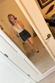 Love this skirt! I ordered a small, it's a bit tight to zip but it looks perfect when it is. Wouldn't change it! I'm 5'5 130 and typically size 2 in Old Navy jeans or 28 in Levi's if that helps anyone! - Katie S.