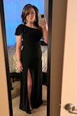 Loved this dress. But I was wearing a corset and spanx. So I think that altered my size a bit. I felt beautiful. - KatieRose R.