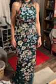 I purchased 3 dresses for an April wedding in N. Carolina anticipating having to return 1 or 2 of them. I was surprisingly pleased with ALL 3 DRESSES I bought at Lulus. The fabric is very nice, thick, and high quality. The dresses are very well made with a liner and heavy material. I love the flowers on this dress, they stand up a bit to create a 3-D effect. This dress by far gets the most Wows when I show friends the pictures and ask them to pick their favorite. It makes me feel sexy and classy! Highly recommended! - Jeremy A.