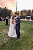 The dress fit perfectly. It was so classy and elegant for the price. It was comfortable and I was able to dance in it. Most of all, my groom loved it :) - Dixie G.