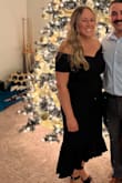 Cute outfit, was very tight in the boobs. Did not like that the only way to put it on was over the head and there was no zipper. 

It was cute and perfect for my event. - Amy W.