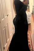 This dress was absolutely stunning, only downside is the glitter be prepared to have glitter everywhere. This dress hugged my curves in all the right places and was the perfect length for me at 5'8 with three inch heels. - Gladys H.