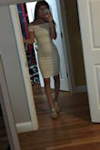 This dress is amazing! I ordered it for my spring formal and since it was final sale I was praying that it would fit nicely. This dress fits me like a GLOVE and hugs in all the right places!! The material is high quality which makes it very comfortable. Highly recommend this dress :) - Kristin B.