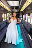 Felt like a queen on my wedding day. Quality, comfortable, and elegant. I did have to get it hemmed since I'm short but otherwise an incredible find! - Marisa R.