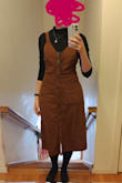 I love the dress! It's very flattering. The material is not amazing, a bit on the thinner side, but the dress still feels sturdy and not like it's gonna fall apart. Overall, I'm really happy with my purchase! - Ekaterina S.