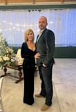 Dress was perfect! The top runs a little wide in the shoulder but everything else was true to size. - April R.