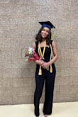Wore this for a special event and everyone loved it! Only issue for me is that I had to get the legs tailored since I am 5'3. Also a little loose around the waist, but with a bigger bust I don't think I needed to switch to a xs. Get this jumpsuit you'll love it! I need more colors. - Tamar S.