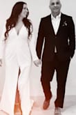 This dress was the perfect elegant and modern look I was looking for, for my engagement announcement photos. - Elizabeth O.