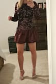 This is a beautiful color maroon. I ended up returning because I felt it was a little too young for me at 46. Very pretty though. - Elizabeth M.