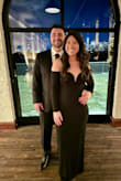 This dress was incredible for a black tie wedding! It fit perfectly and had a built in second layer so I didn't need spanx. It was tight on the chest but held the girls in so if you're bigger chested maybe go up one size - Caitlyn O.