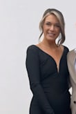 So sleek, went perfectly with my low-cut gown! The gold matched the earrings I purchased as well. They were comfortable & I didn't even feel them on. - Sara G.