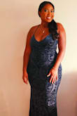 The only reason I'm not giving this 5 stars is because the straps are a little flimsy and I was scared they would break the entire night. Otherwise I absolutely love this dress. It hugged all my curves and was soft and stretchy. - Meikisha D.