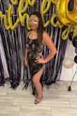 The dress looked amazing and came out great and pictures but halfway through the night I bent over and the seam popped, I had to change - Nicole E.