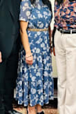 I love this dress! Perfect elegant dress. It's true to size. I like that it came with a slip under the dress. No see through concerns and material was lightweight. - Lucy H.