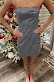The fit was fine, but the rhinestones were uneven and looked horrible. - Kari R.
