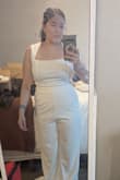 This outfit is perfect for courthouse ceremony. It fit really well with a skims body shaper. It looks classy, elegant, and simple. Just needs a hem since I'm 4'11" - Danielle P.