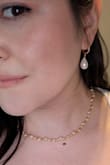 Perfect for a simple ceremony. It was just a little difficult to remove off the ear. Might need help to safely remove it. - Danielle P.
