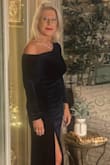 I wore this dress for New Years Eve. The dress was too long for me but that was an easy fix. The fabric was very soft and comfy. I'm very happy with this purchase. - Lou F.