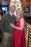 This dress was super comfy for my holiday party. It fit fairly true to size and having the ties for sleeves helped me to make it fit a bit snugger. - Gracie C.