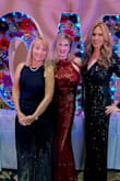 I loved the elegant comfortable fit of this dress; it is well made and stretches a lot. I got a L but could have gone to a M. I was perfect for the work-type banquet I attended. The V neck was a little low in my opinion but used some fabric tape to hold it together a little. - Julie K.