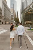 Wore this dress for my elopement. The fit was true to size. It was a little tight on my chest (34D) but nothing terrible! Got SO many compliments. - Abbie C.
