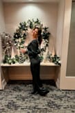 This jumpsuit is beautiful, it fits very well. But it's difficult to go pee, you have to take it all off. But it is wonderfully beautiful. And it's a little too long, I kept stepping on the leg hem. - Josiane B.