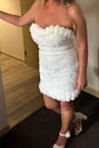 This year wanted to try something a little different than your typical black dress. Chose to go white and this dress was perfect. I am a more curvy woman than the model wearing it but it still fit perfectly and I felt beautiful. Had so many compliments throughout the night. - Selena B.