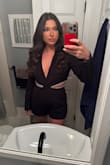 I wore this for NYE and got so many compliments. Fits true to size and was very comfortable. - Jess M.