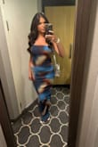 This dress was EVERYTHING. so flattering and very comfortable. Also very stretchy - Jessica M.