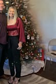 Ok dress pants. They felt wide and baggy, definitely didn't fit on me like they did the model.  One of my friends called me "Aladdin" all night because of the fit.  Wasn't my favorite, but wasn't terrible. - Elise R.