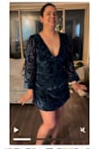 This dress is truly spectacular; the quality of the fabric, the finishing touches, and the design are impeccable. After overcoming breast cancer, wearing it boosted my self-esteem and made me feel amazing. I felt radiant and full of confidence. - Diana C.