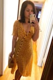 I wore this dress to the market (coz why not?) and just felt really good in it. Very feminine and flowy material. I will definitely wear this multiple times! I highly recommend this dress. - Jessica M.