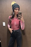 This top was perfect for date night. It was a tight fit but very flattering! - Natasha P.
