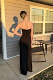 I am absolutely obsessed with the fit, the material, and how absolutely elegant this dress is! I also bought the shoes and jewelry from Lulus. I was worried I'd have to get the dress hemmed because all short girlies do, but to my surprise, it was the perfect length. I've shopped here before and have yet to be disappointed with the quality! - Destiny D.