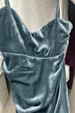 Bought this to wear to a work event, fits great and is the perfect shade of dusty blue. The rouching is very flattering and is extremely comfortable to wear. I have purchased a few dresses from Lulus now and they never disappoint! - Angela H.