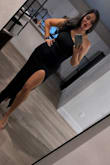 This dress fits like a glove. I absolutely recommend it. It's beautiful and I received so many compliments. - Yesenia H.