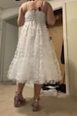 The most perfect stunning dress you'll get! It snatches you up and it laces nicely in the back. I didn't realize it was lace and I am SO glad! I love the material, it's not itchy at all, and it's breathable which is nice. I will be wearing it to my bridal shower :) - Liz S.