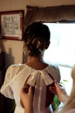 We had a very small ceremony to ensure my grandmother was still here to attend. I wanted a classic, vintage yet new age style dress and this was perfect and stunning! Fits perfectly and the back was so elegant. A must buy if you are searching for the same vibe I was! - Nichol B.