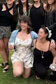 I loved the fabric, and it fitted my curvy body type very well. I got an L.
The only issue I found is that you could see the bra on the back, but I covered it with a little jacket. - Maite U.