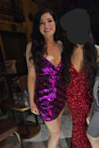 I had to keep adjusting it all night to keep from totally exposing my boobs. Other than that, it is a really cute dress when standing still and I got a lot of compliments on it. I'll probably just have to alter it a little before I wear it again. - Melanie F.