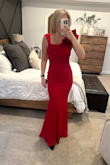 The dress almost has built in spanks, would you make it super comfortable but hold you in. Beautiful fit absolutely stunning. - Erin M.