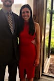 The dress is sexy and classy! Runs true to size, form fitting, very comfortable! - Jennifer M.