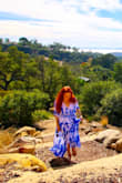 I love this dress. I bought the same one in a darker color as well and they are just gorgeous. They are adorable for putting on at the beach, but still beautiful enough to wear to a nice dinner. It's flowy and comfortable and I can't wear one without getting dozens of compliments. - Sashur H.
