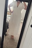 I loved the dress. It will look great with gold sandals. Ready for a New Year's party or a vacation trip. It's a little bit, but for me, it's great. I don't like tight clothes - Rachel C.